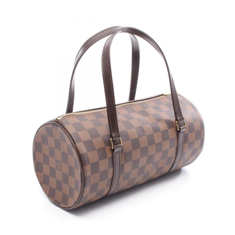 LOUIS VUITTON Authentic Brown Damier Leather Papillon 26 Bag - Picture 2 of 6